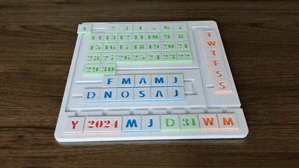 Sliding Calendar(No AMS)