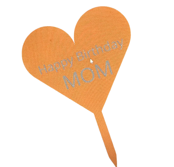 Mom Happy Birthday cake topper