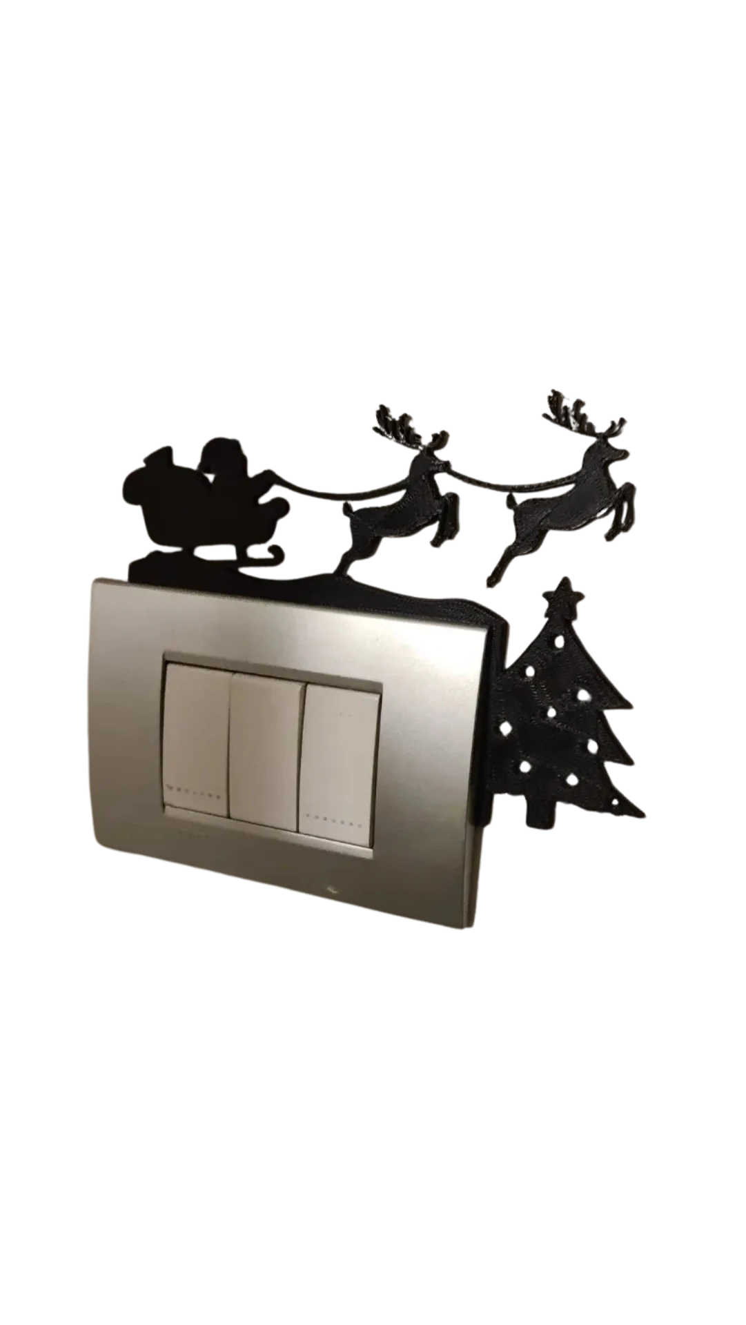 Santa Door and Light switch decoration