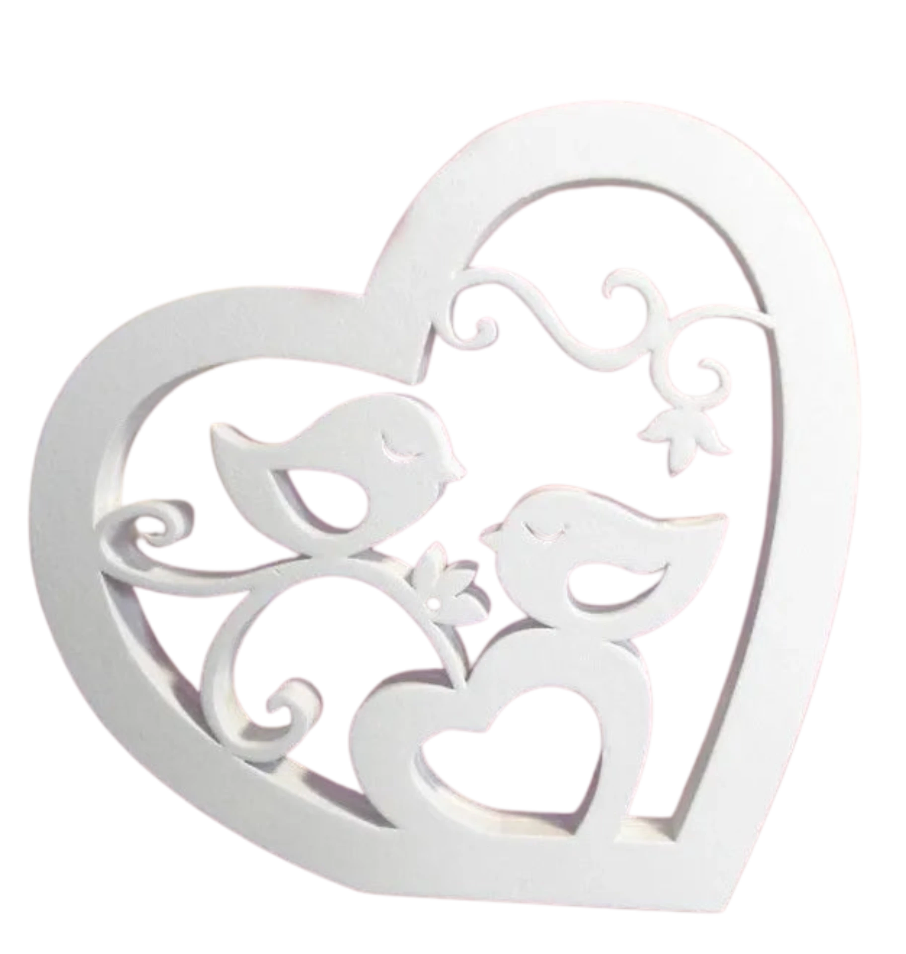 Valentines -Heart with birds 2D (two version)