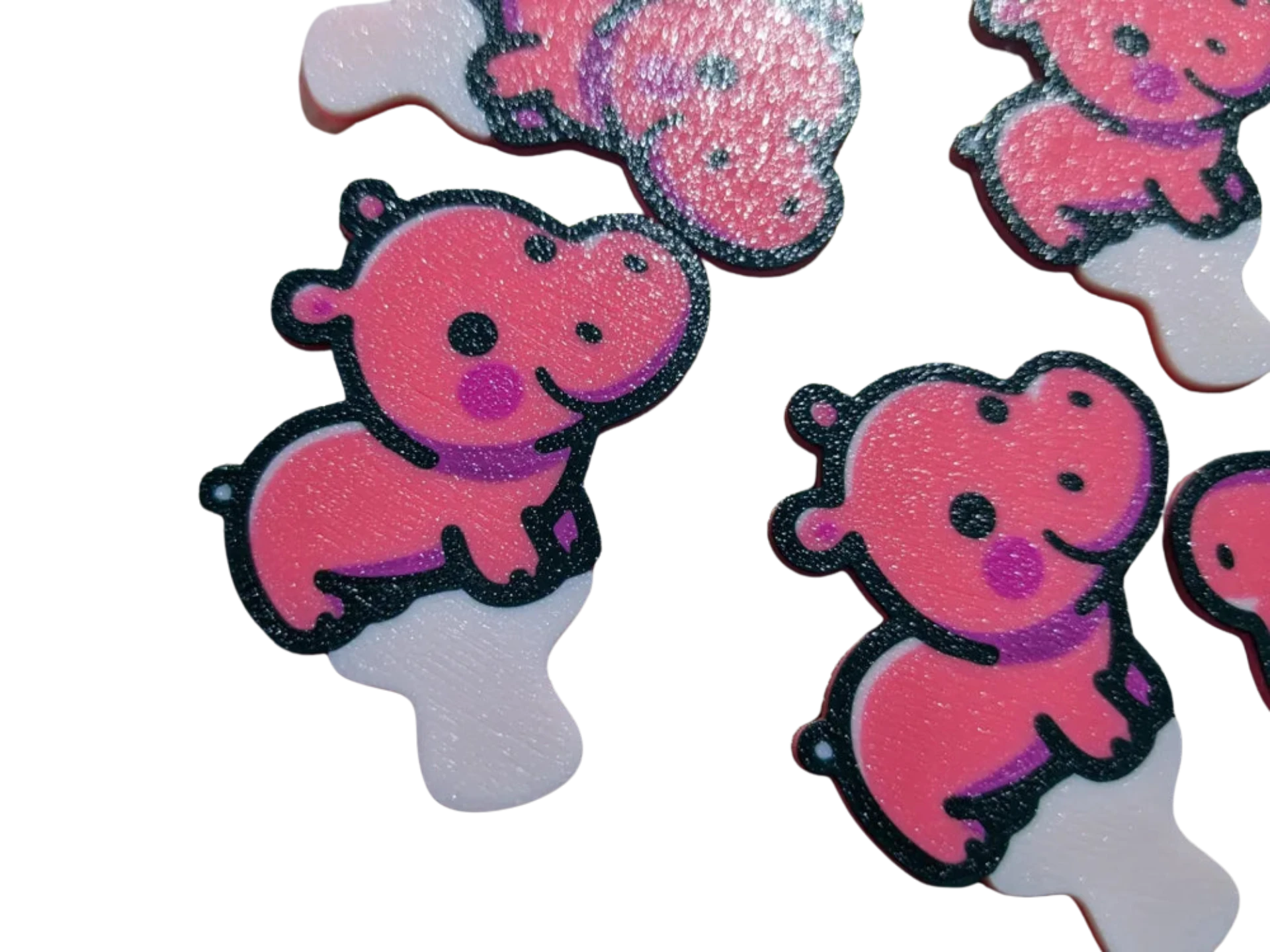 Hippo Cupcake Topper