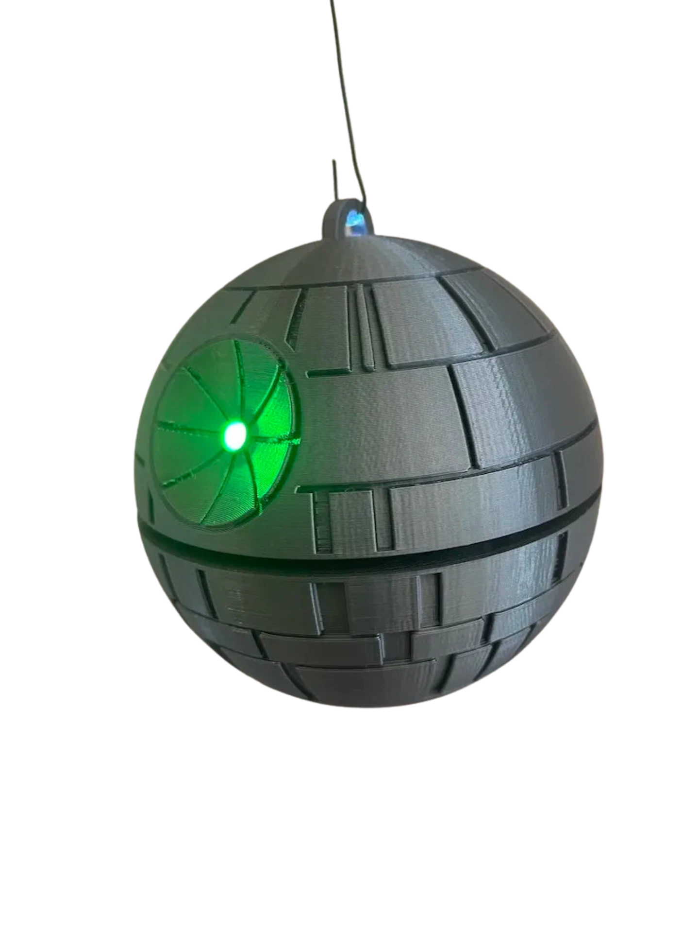 Death Star Christmas Ornament with LED Remixed