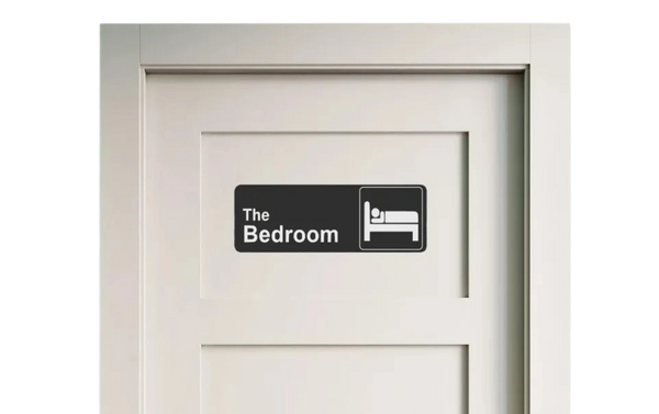 The Bedroom room sign - The Office TV Series