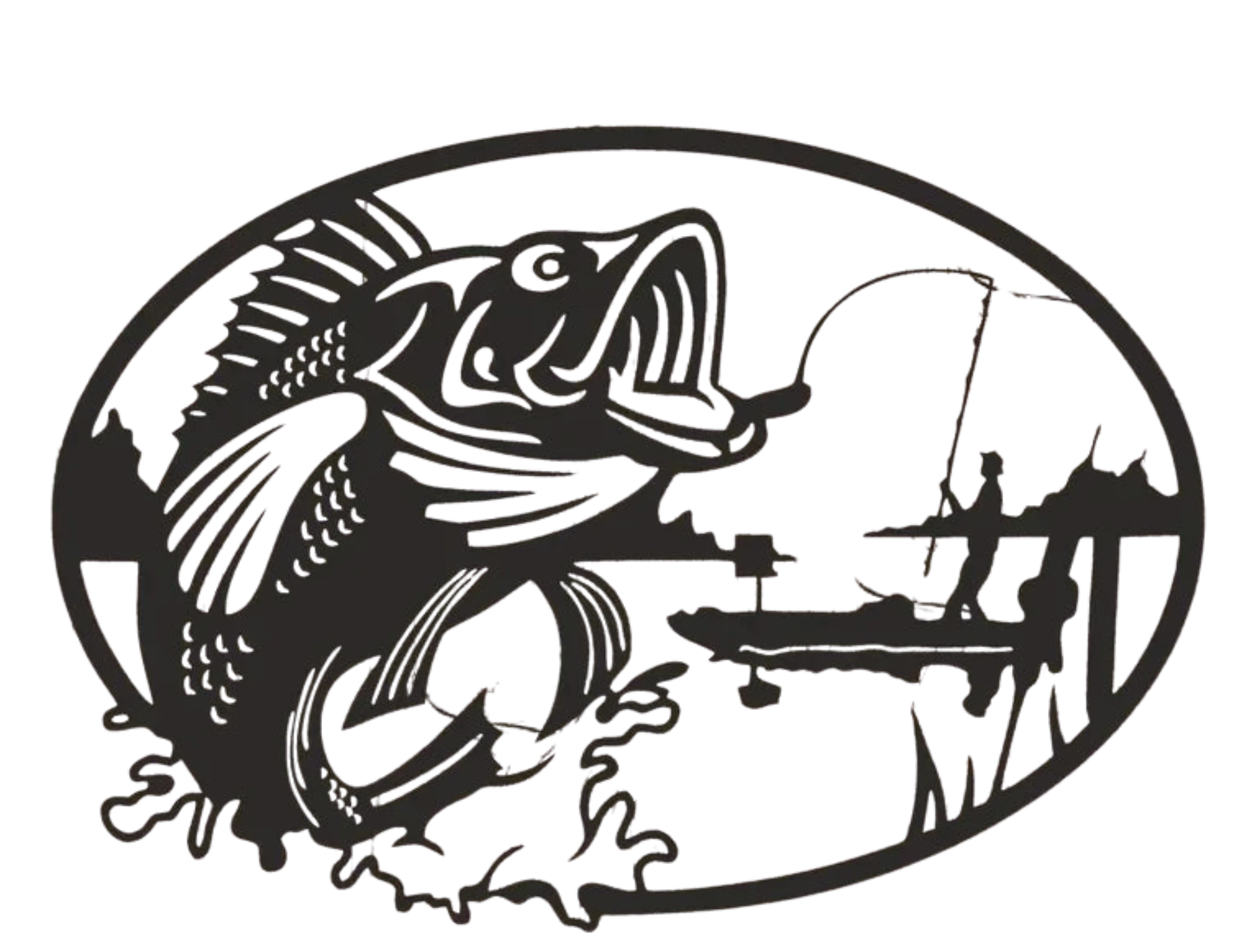 Fishing wall art