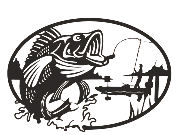 Fishing wall art