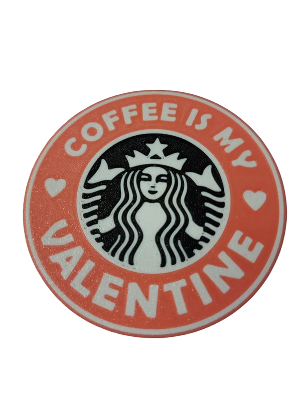 Coffee Valentine Starbucks Coaster