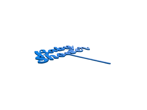 BABY SHOWER CAKE TOPPER