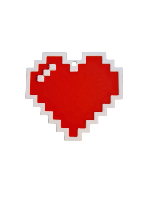 Heart keychain Pixel