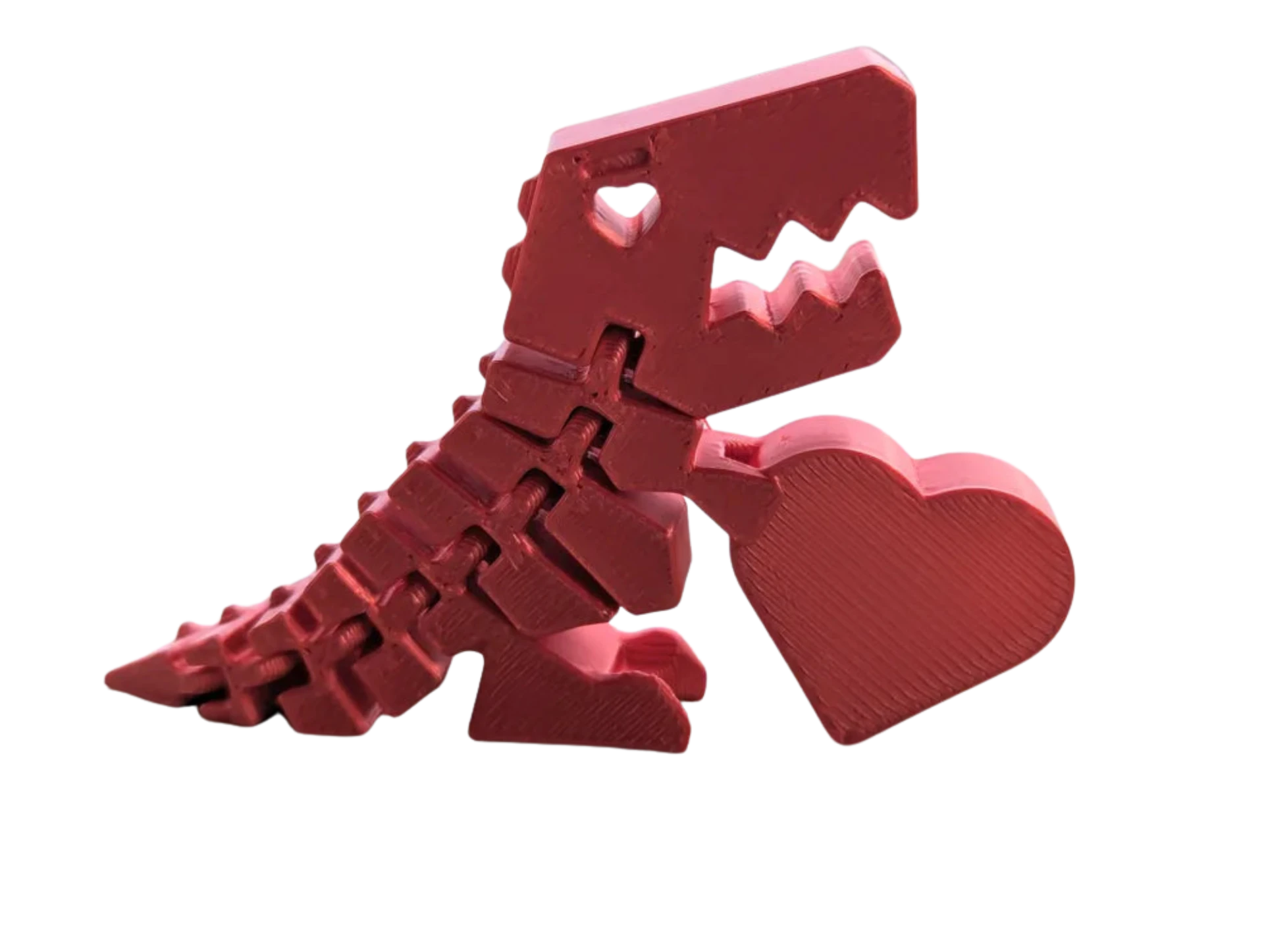 FlexiDino Print in Place T-Rex for Valentine's Day Remixed