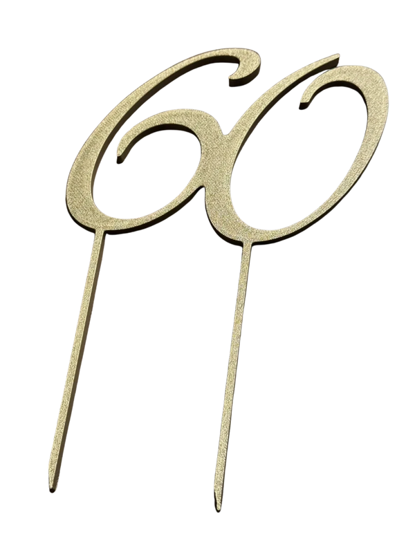 Cake topper '60'