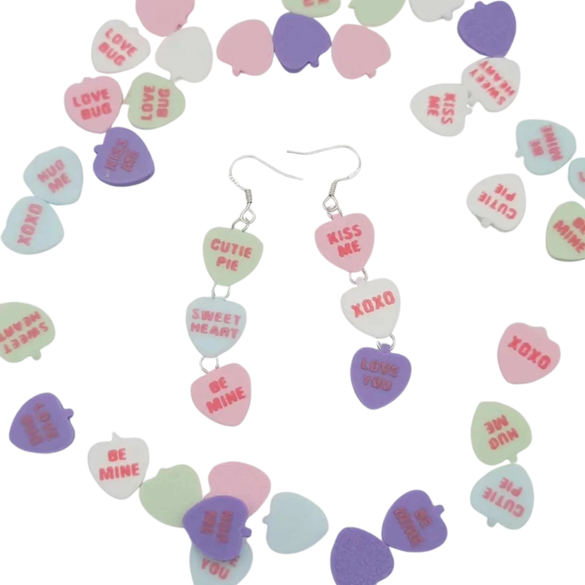 Conversation Heart Earrings