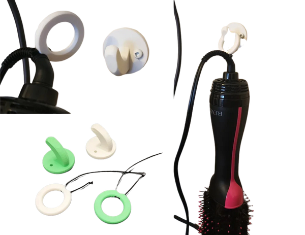 Hanging Hook & Zip-Tie Cord Ring