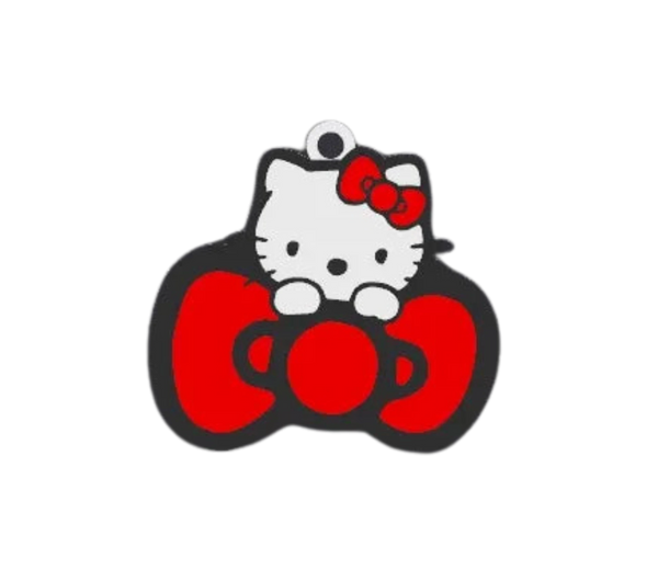 cute hello kitty keychain / necklace charm ()