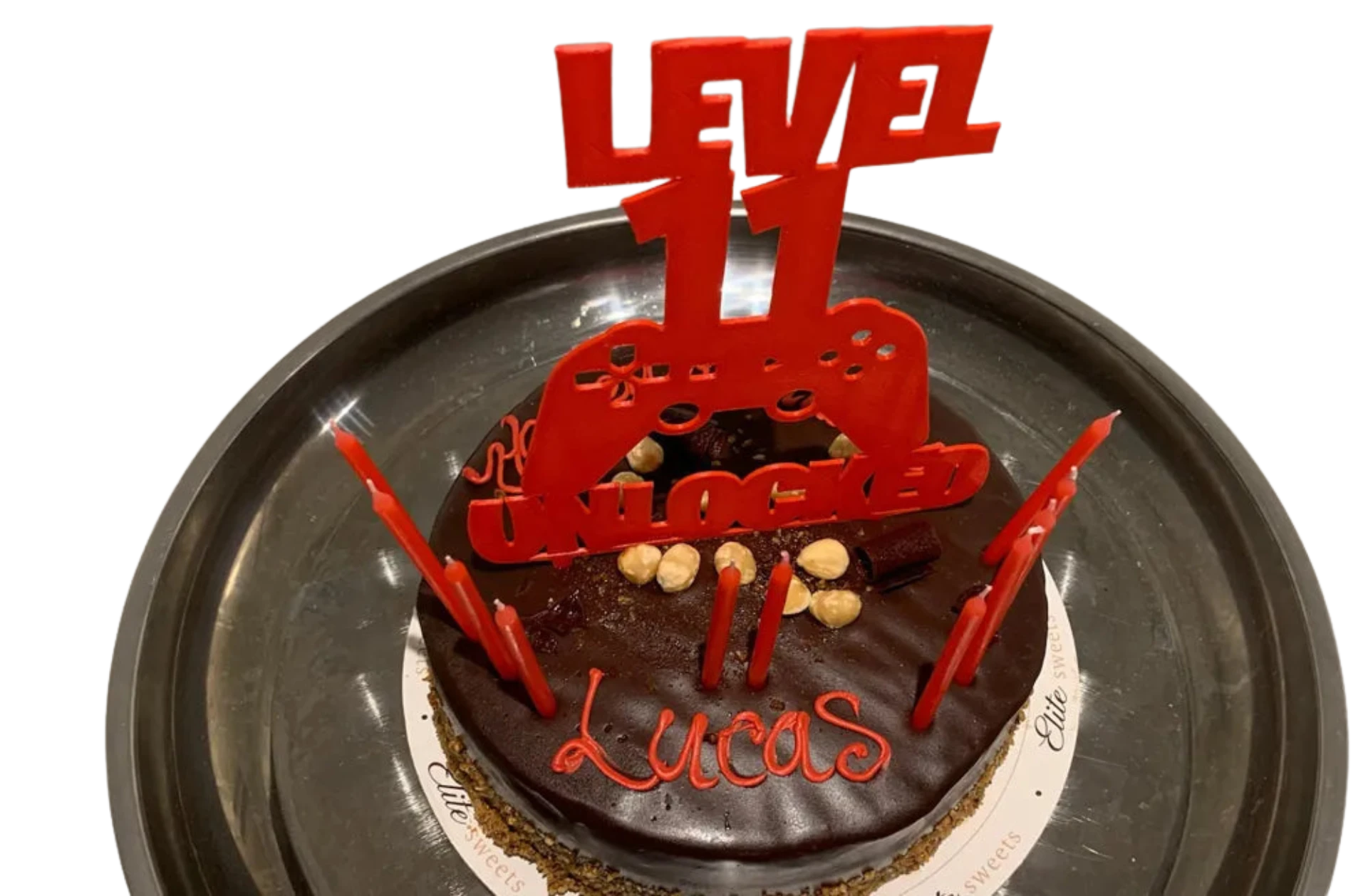 Level Unlocked Cake Topper