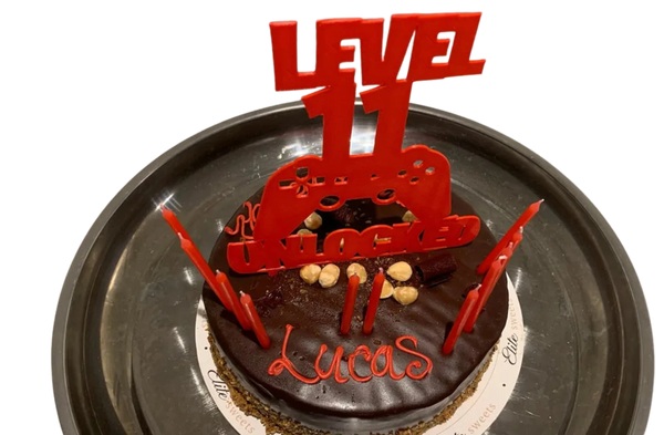 Level Unlocked Cake Topper