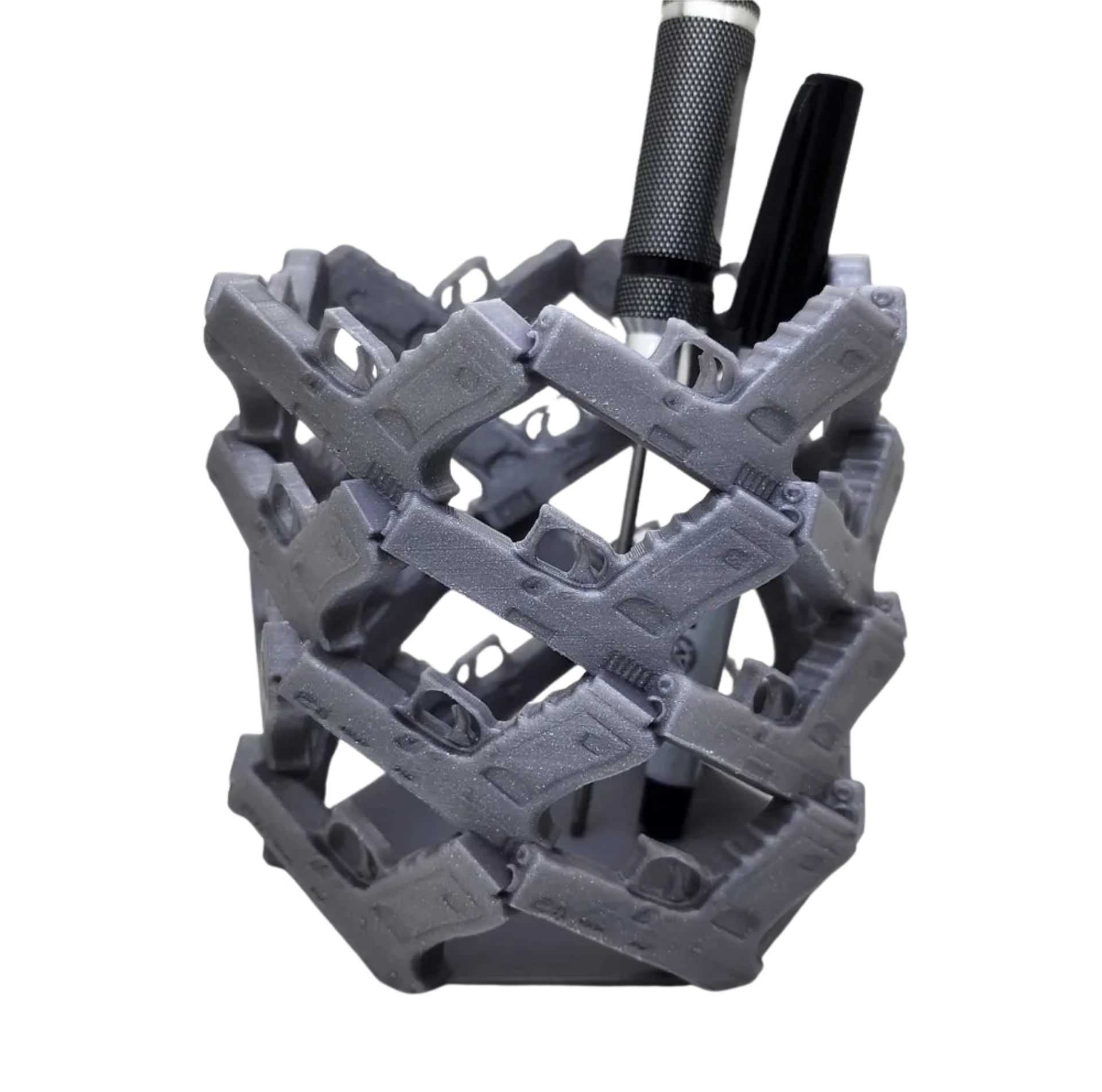 Handgun Pencil Cups - No Supports (Glock 17) Remixed