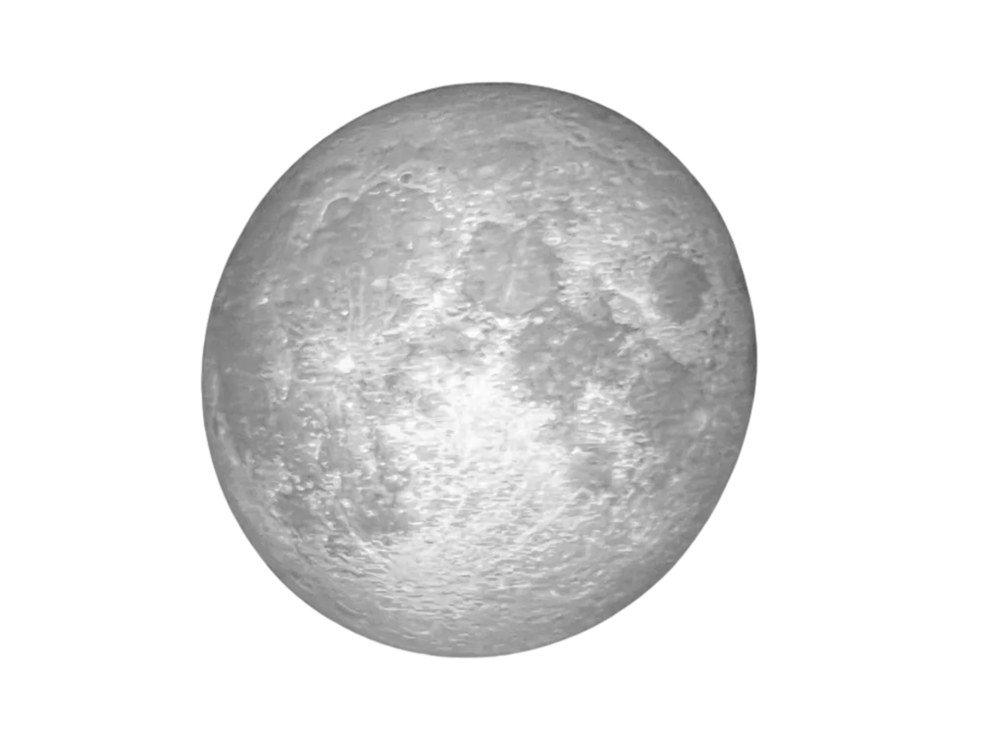 full moon at xmas - night light - mörkrädd
