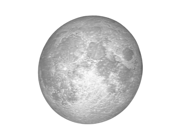 full moon at xmas - night light - mörkrädd