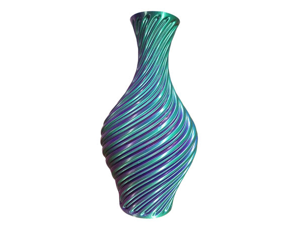 Elegant Spiral Vase