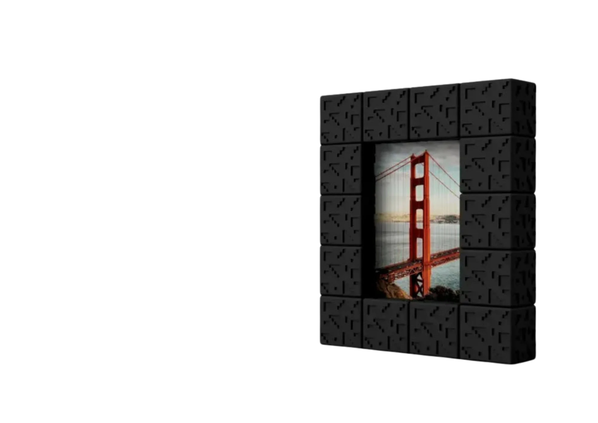 Minecraft nether portal instax photo frame