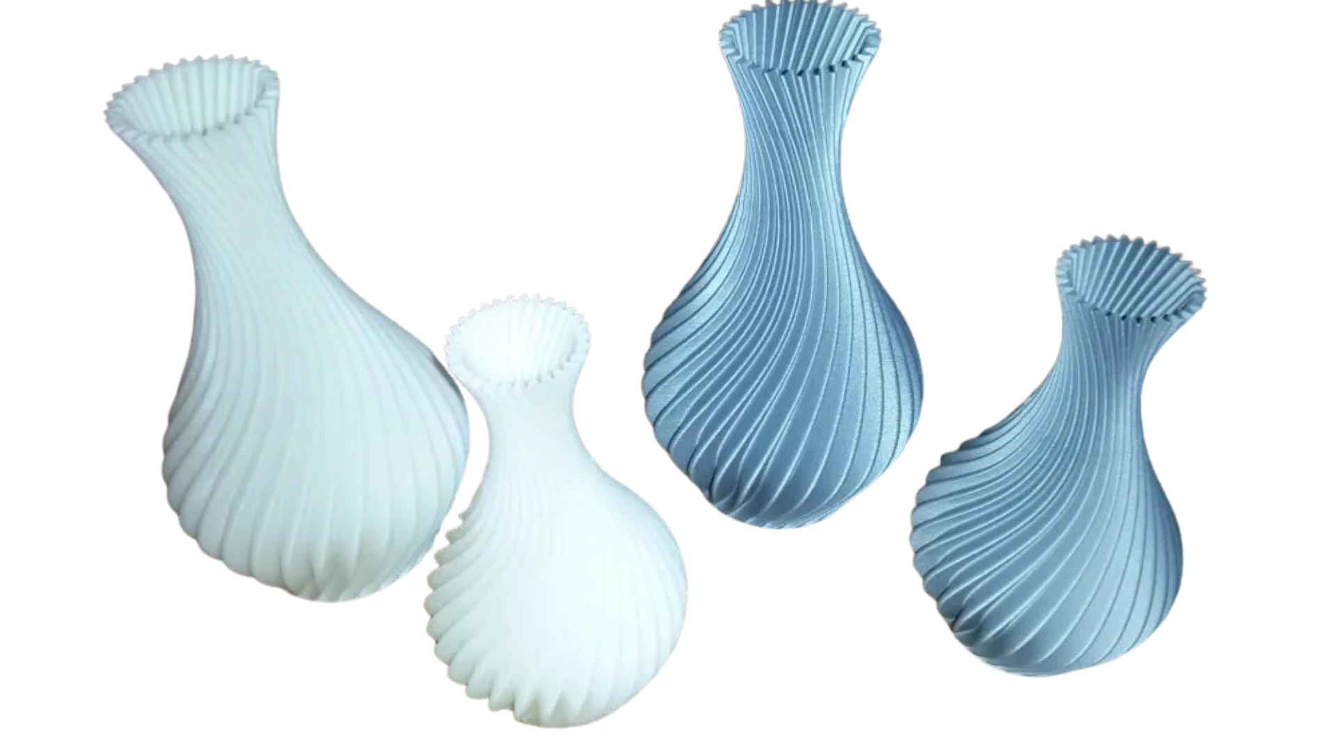 Spiral deco vase