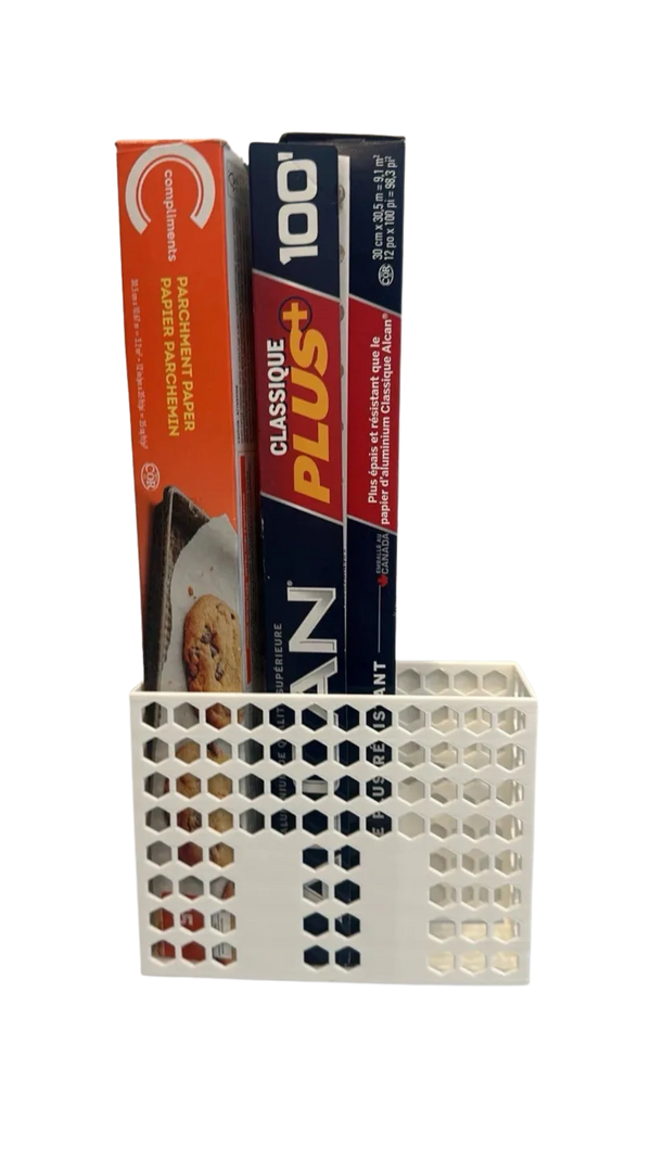 Kitchen storage box for aluminum foil plastic wrap Remixed