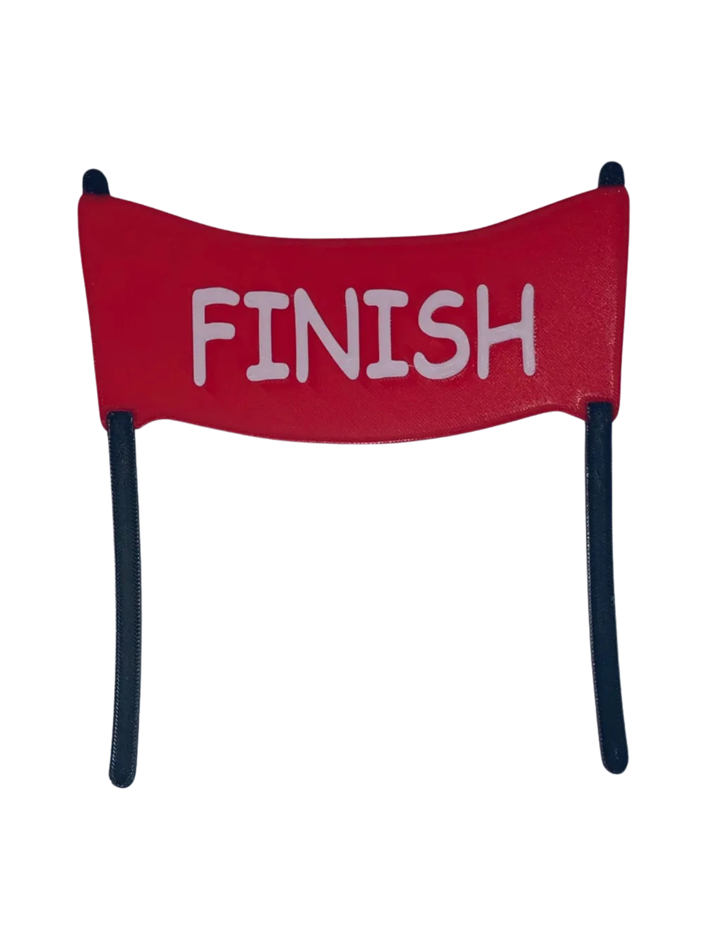 Finish sign - cake topper