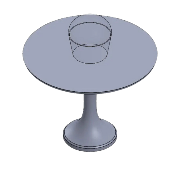 Rounded Cake and cupcake Riser