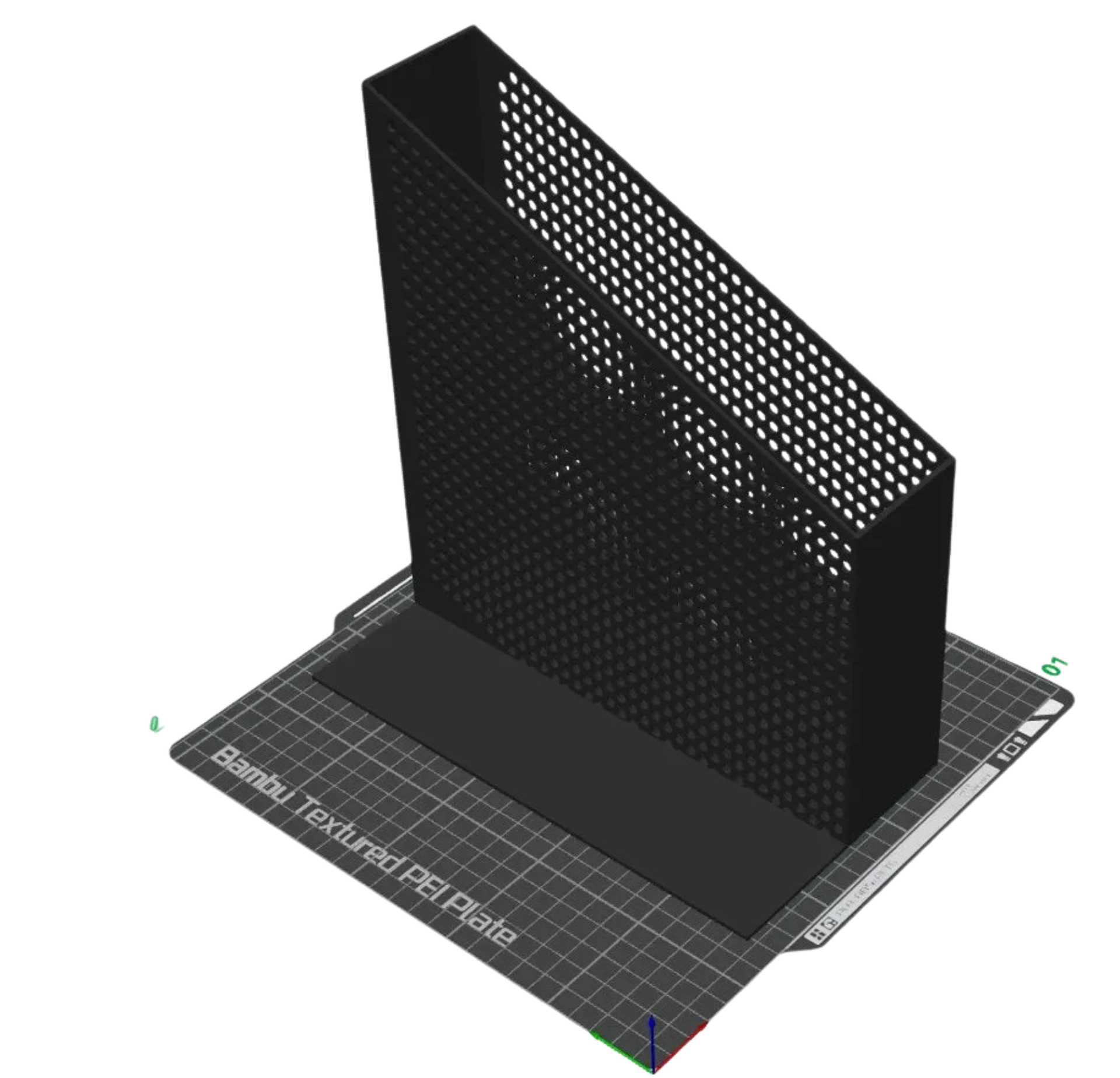 A4 paper holder for printer side