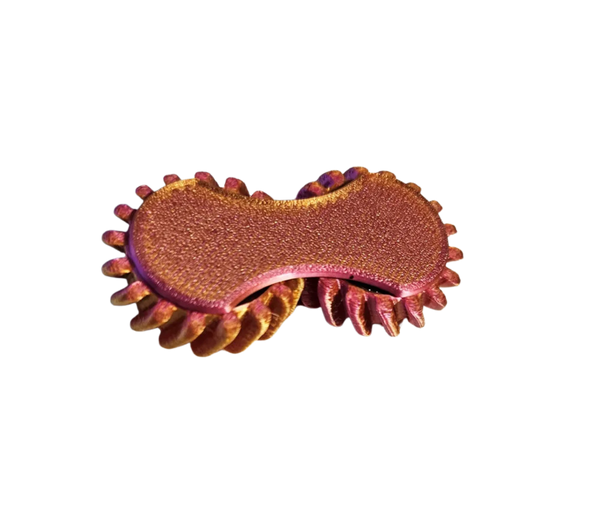 Helical Gear x2 608 Bearing Fidget Snap Fit