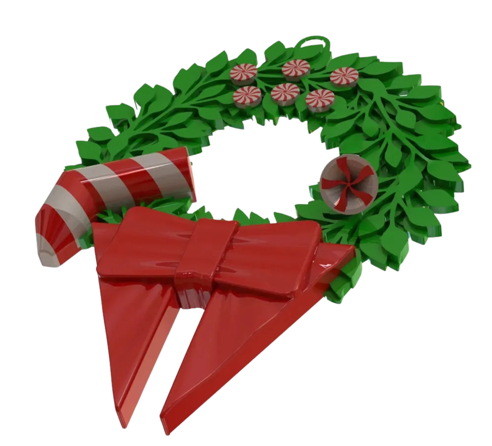 Millennium Falcon Christmas Wreath Ornament Remixed