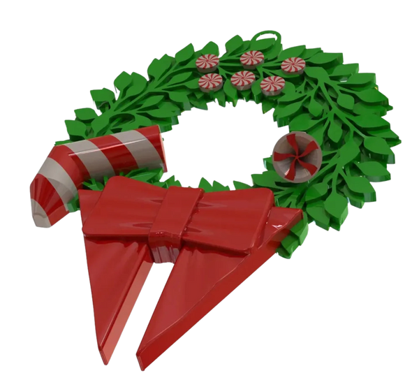 Millennium Falcon Christmas Wreath Ornament Remixed