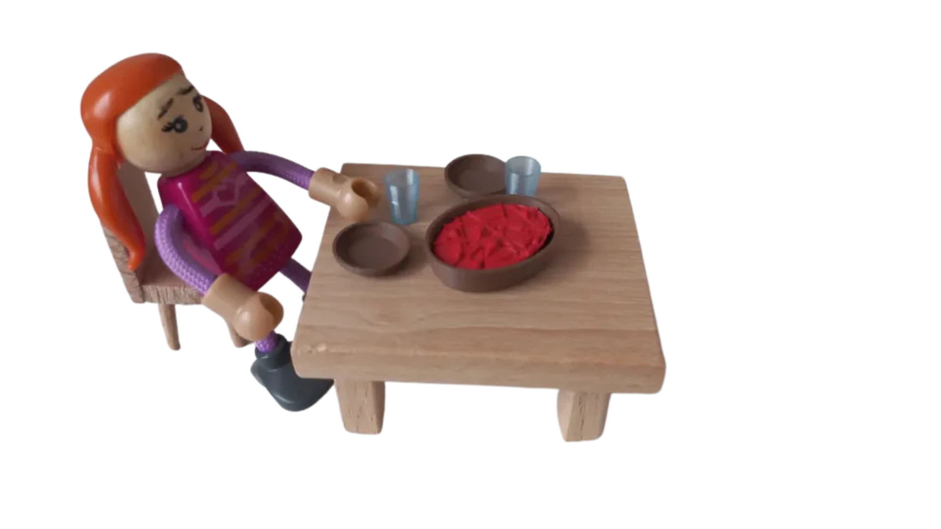 Gratin dish for doll's house