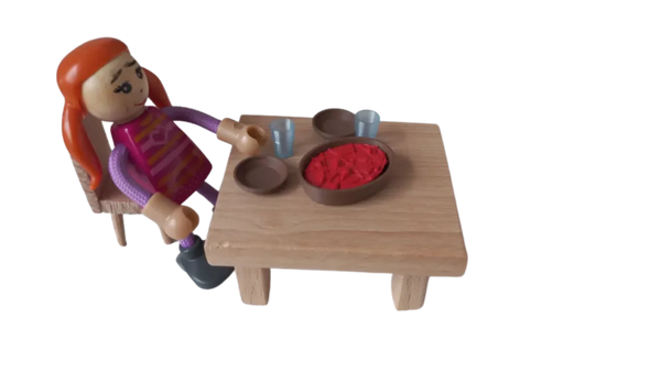 Gratin dish for doll's house