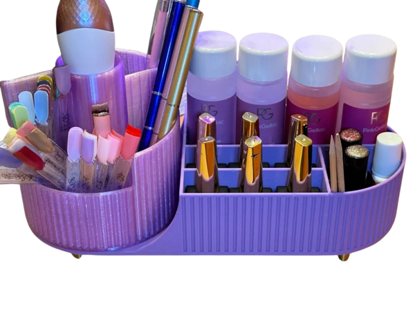 Bathroom and Cosmetic Organizer with Carousel
