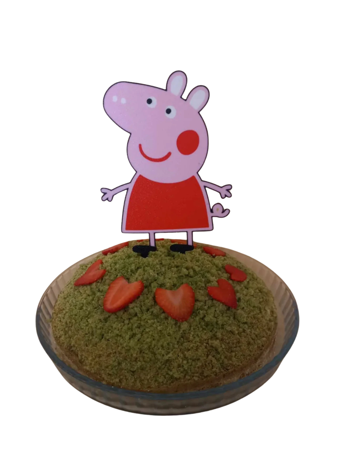 Peppa pig cake topper