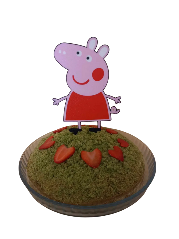 Peppa pig cake topper