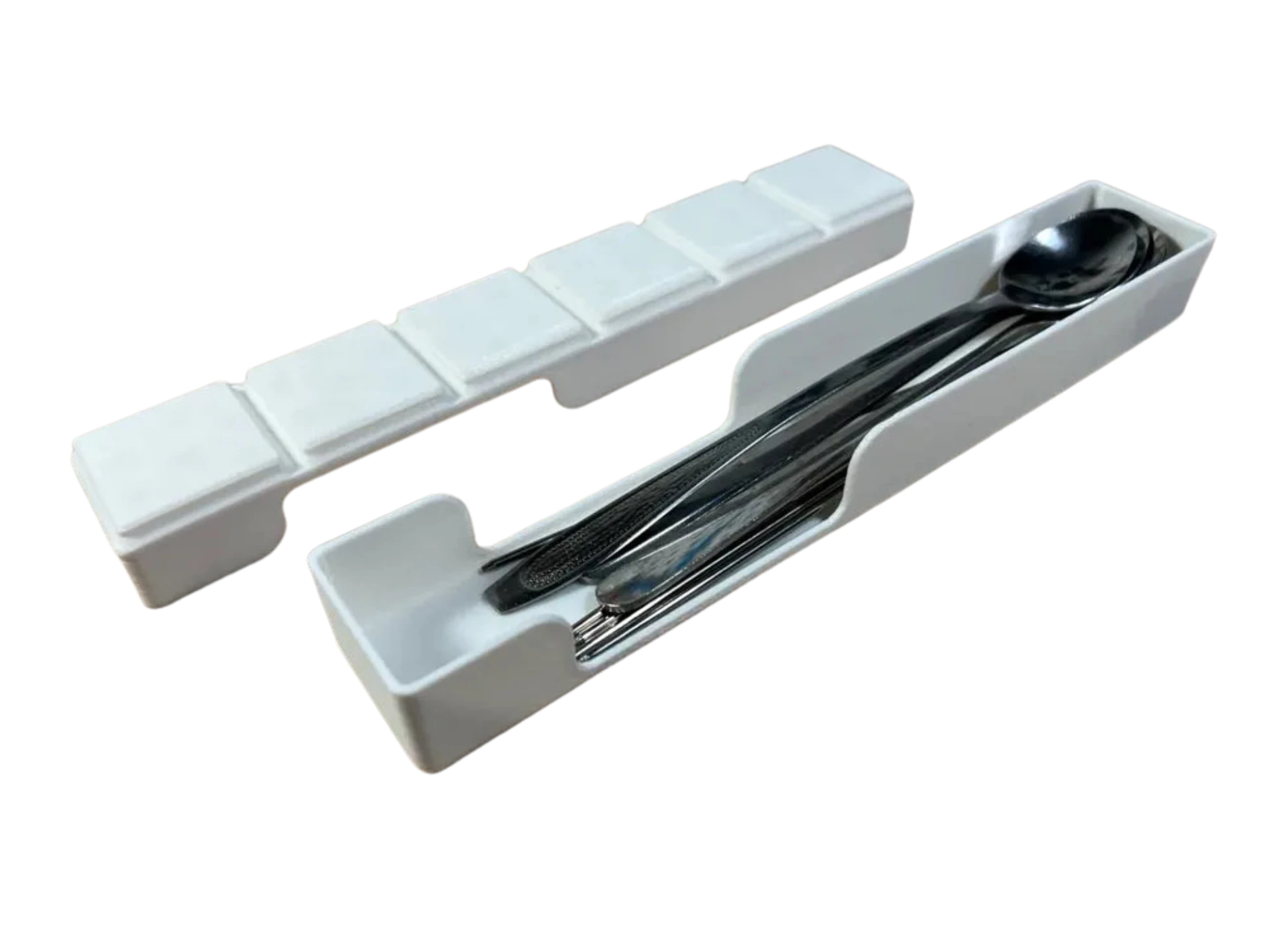 Gridfinity cutlery low profile bins