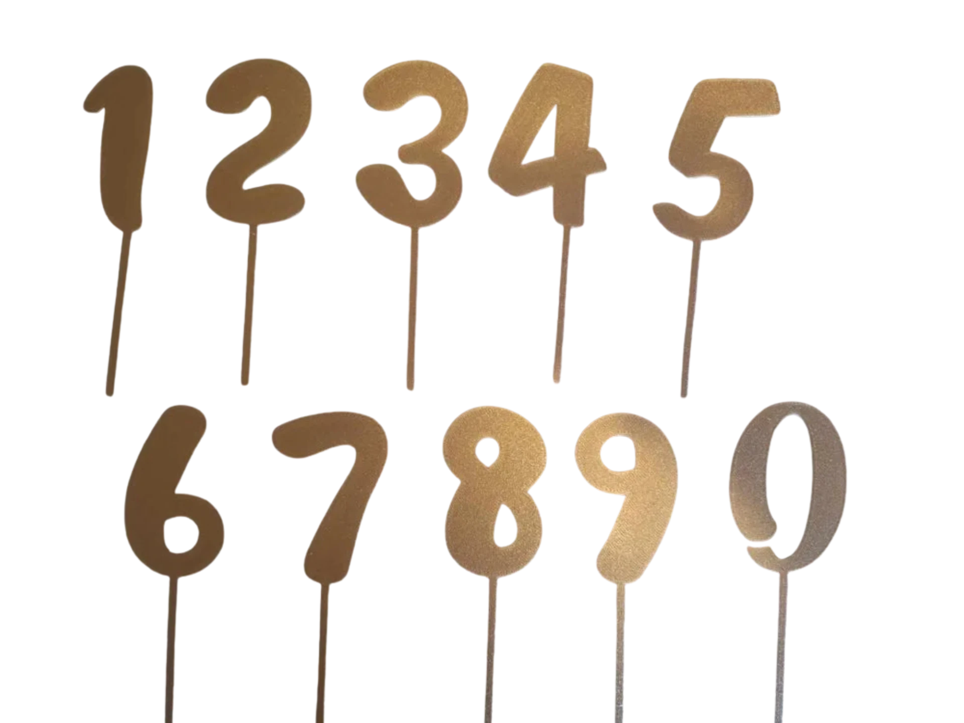 Cake topper Numbers set
