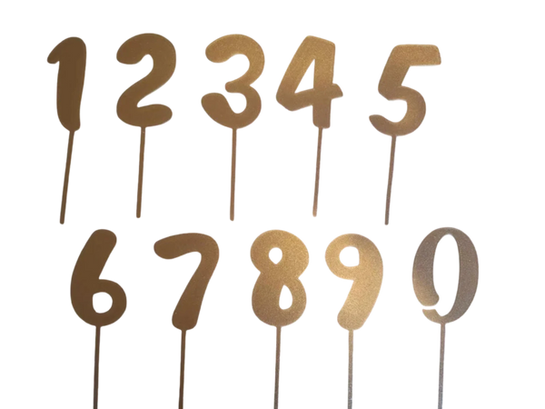Cake topper Numbers set