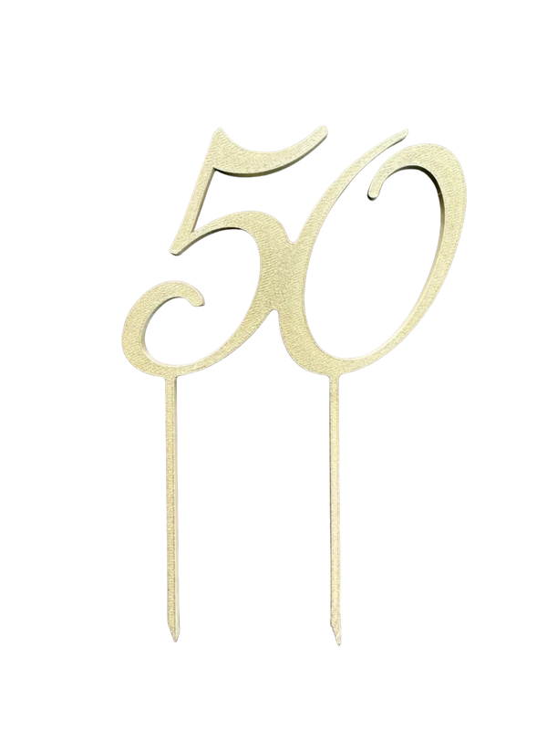 Cake topper '50'