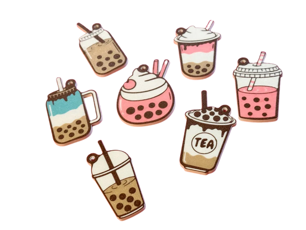 KEYCHAINS BUBBLE TEA  WITH