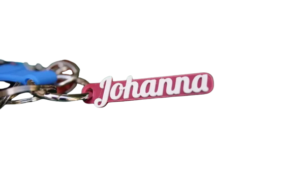 Keychain name tag  Remixed
