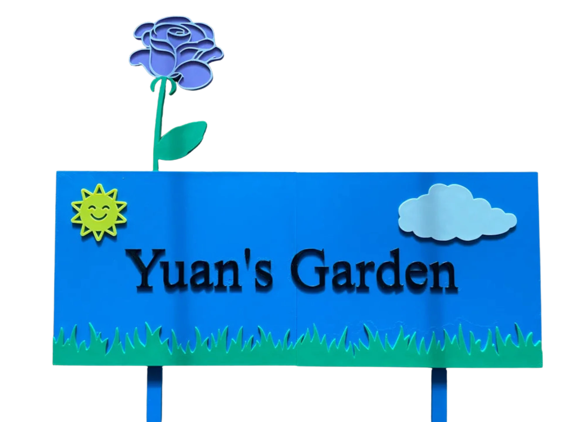 Customizable Garden Sign