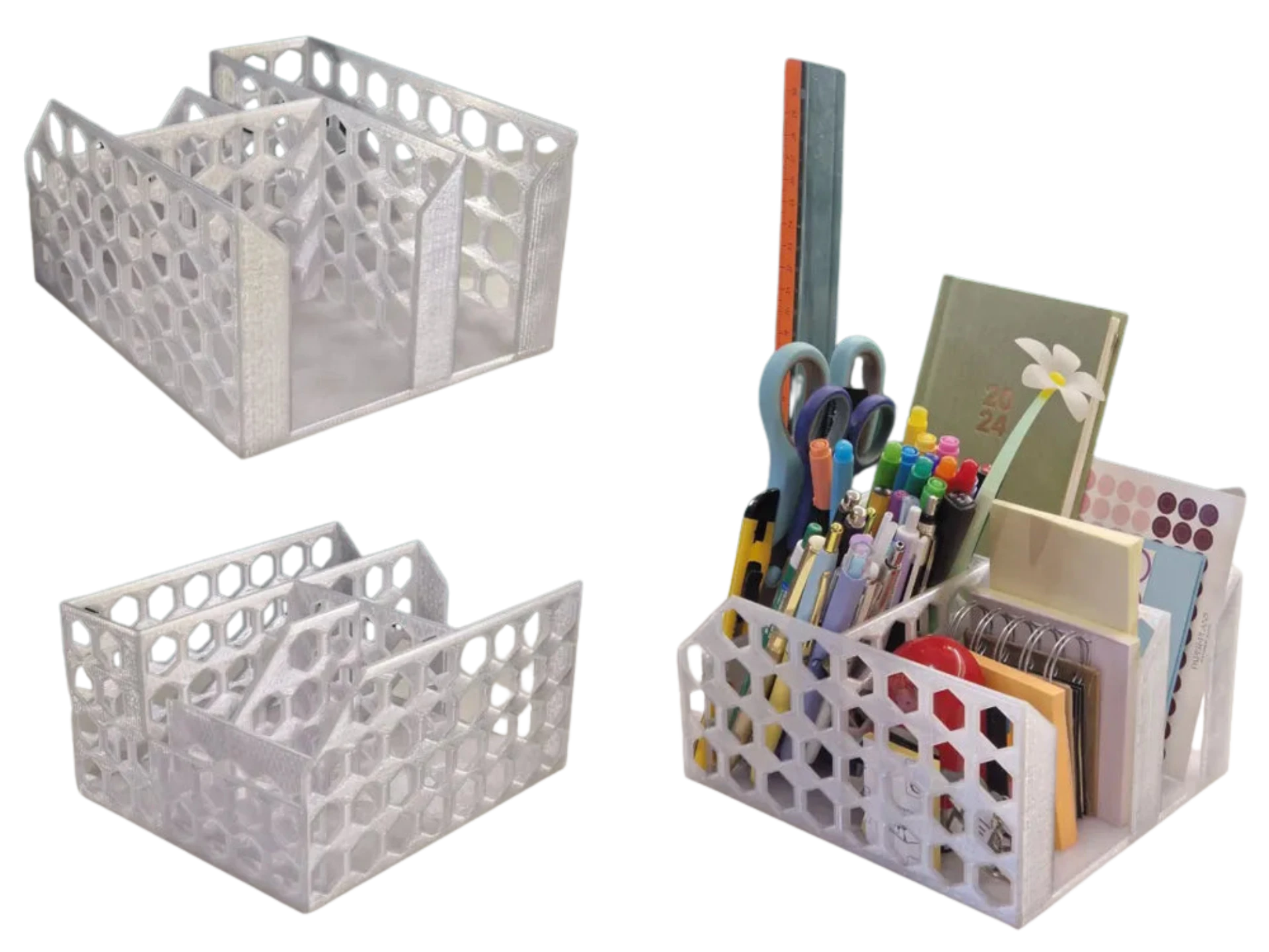 Desk office organizer pen holder