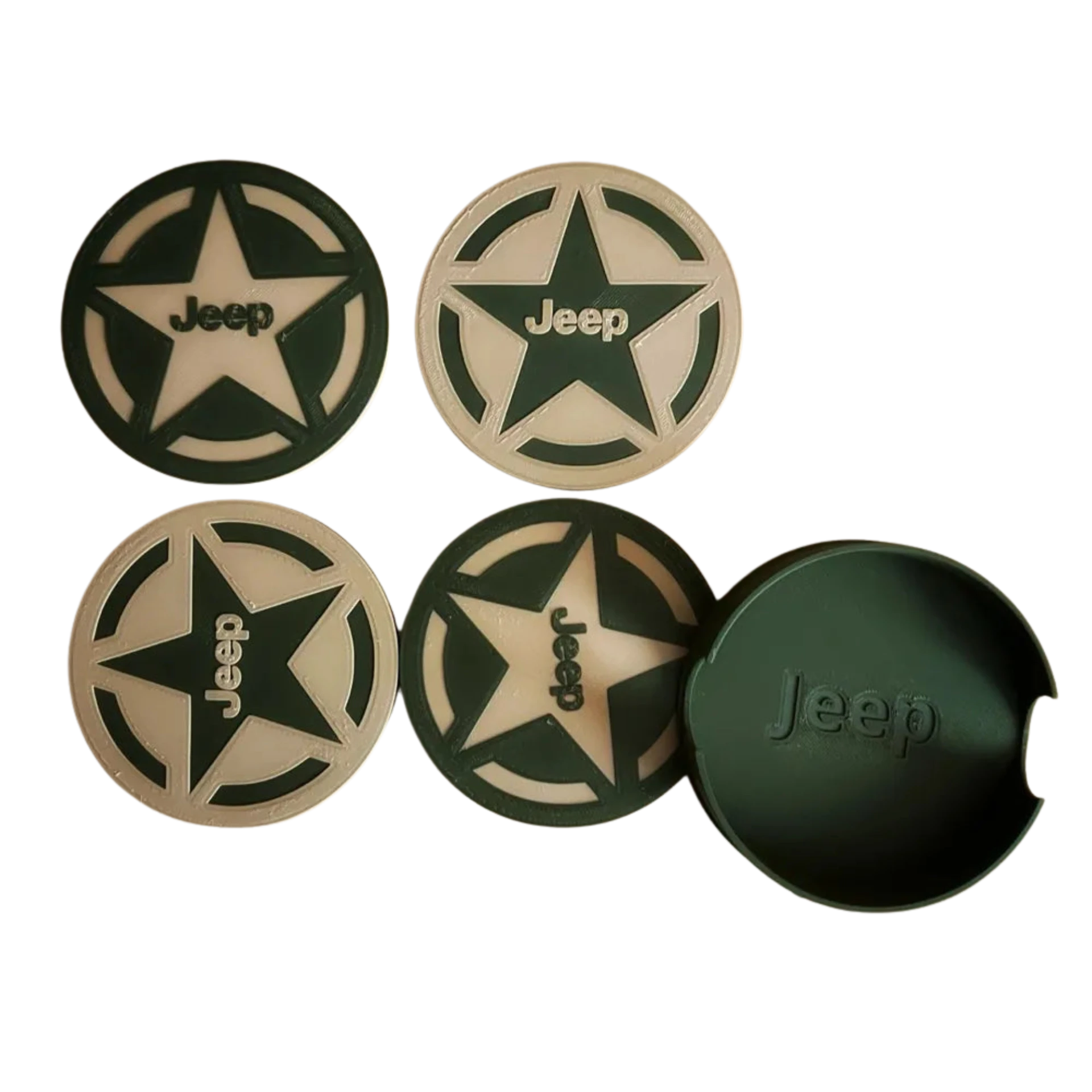 Jeep logo coaster