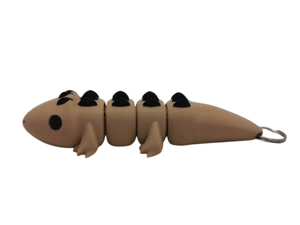 Shingleback Lizard Flexi Keychain