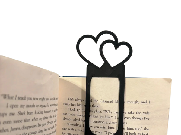 Double Love Heart Bookmark