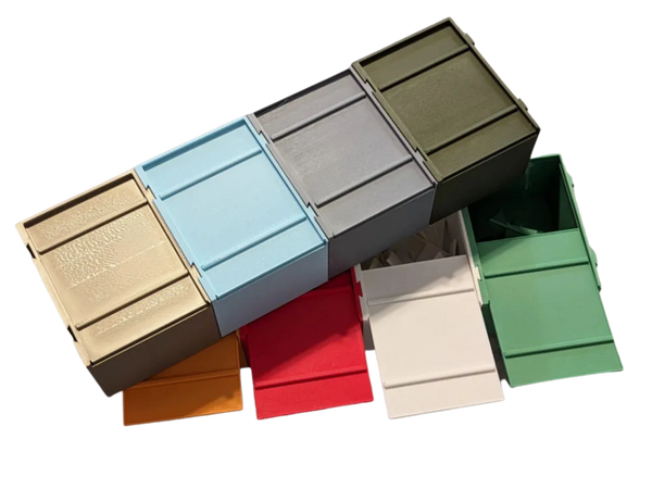 Interconnecting Modular Box with sliding Lid