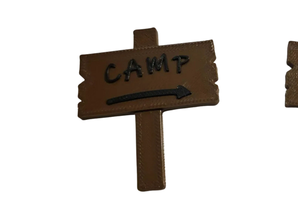 Camp Sign - Cup Cake Pick